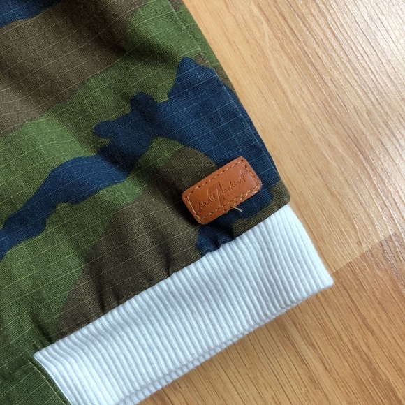 EUC 7 For All Mankind Baby Boy Set-Camo Jacket, Gray Shirt and Khaki Pants - Picture 5 of 13